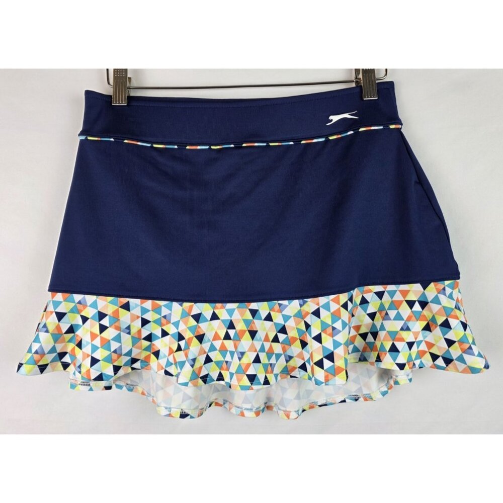Slazenger Women's Skort Skirt Size Medium Blue Athletic Tennis Golf Skort Skirt